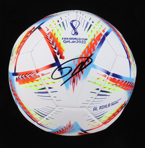 Darwin Nunez Signed 2022 World Cup Soccer Ball (Beckett) Uruguay National Team