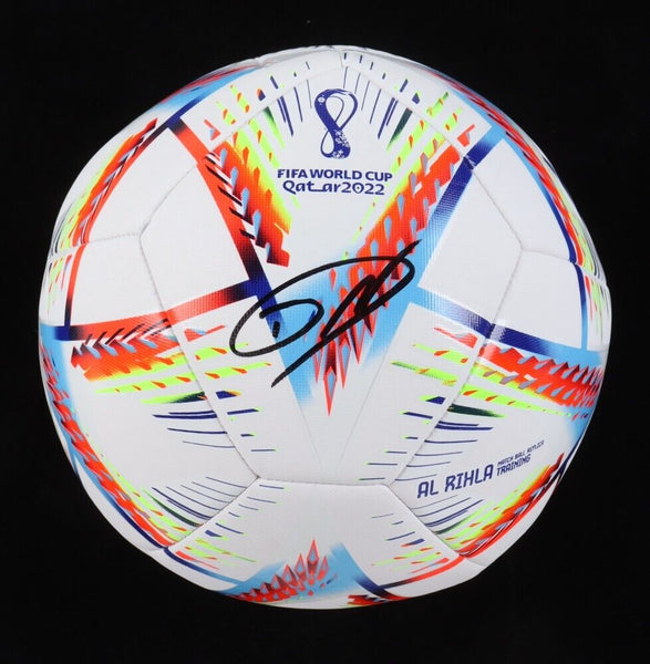 Darwin Nunez Signed 2022 World Cup Soccer Ball (Beckett) Uruguay National Team