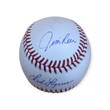 Jim Rice, Fred Lynn & Dwight Evans Boston Red Sox Autographed OMLB Baseball JSA