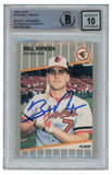 Billy Ripken Autographed 1989 Fleer #616 Error Card 10 Grade Beckett 52556