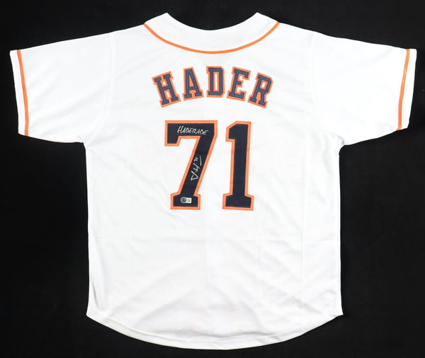 Josh Hader Signed Houston Astros Jersey Inscribed "Haderade" (Beckett)