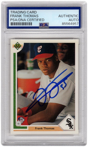 Frank Thomas Signed White Sox 1991 Upper Deck Baseball Card #246 - (PSA/DNA)