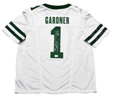 AHMAD SAUCE GARDNER SIGNED NEW YORK JETS #1 LEGACY WHITE NIKE JERSEY BECKETT