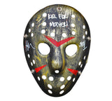 Ari Lehman Signed Friday the 13th Gold Costume Mask with "Kill For Mother" Insc