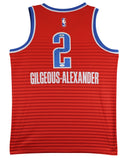 Thunder Shai Gilgeous-Alexander Signed Orange Nike Swingman Jersey PSA #AP84489