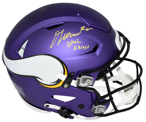DALLAS TURNER AUTOGRAPHED MINNESOTA VIKINGS AUTHENTIC SPEEDFLEX HELMET BECKETT