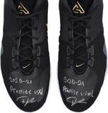 Autographed Giannis Antetokounmpo Bucks Sneaker