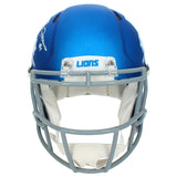 Jameson Williams Autographed Lions Blue 2023 Alternate Authentic Helmet Beckett