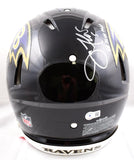 Joe Flacco Signed Ravens F/S Speed Authentic Helmet w/SB MVP - Beckett W Holo