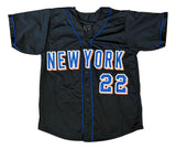 Juan Soto New York Signed Black Baseball Jersey BAS