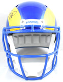 Matthew Stafford Autographed Los Angeles Rams F/S Speed Helmet - Beckett W Holo