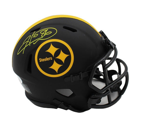 Hines Ward Signed Pittsburgh Steelers Speed Eclipse NFL Mini Helmet