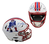 Julian Edelman Signed New England Patriots Speed Flex Auth TB 82-89 NFL Helmet