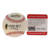 Bud Harrelson Signed OML Baseball (CAS COA) 1969 Amazing New York Mets Shortstop