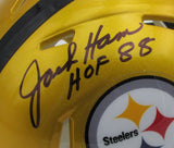 Jack Ham HOF Autographed Flash Mini Football Helmet Steelers PROVA