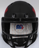 Marcus Allen Autographed Black Eclipse Speed Mini Helmet Chiefs Beckett WD41114