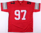 Joey Bosa Signed Ohio State Buckeyes Jersey (Beckett COA) NFL Defensive ROY 2016