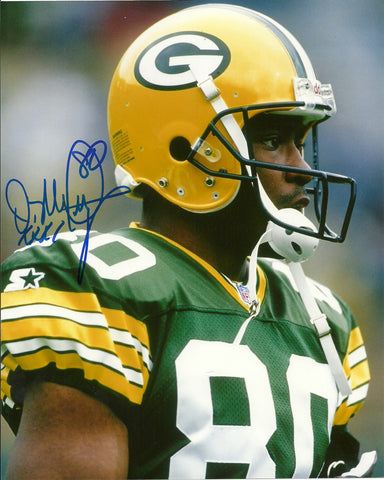 Packers Receiver DERRICK MAYES Signed 8x10 Photo #3 AUTO ~ Super Bowl XXXI Champ