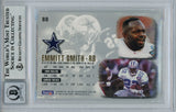 Emmitt Smith Autographed 1995 Ultra #80 Trading Card Beckett 10 Slab 35090