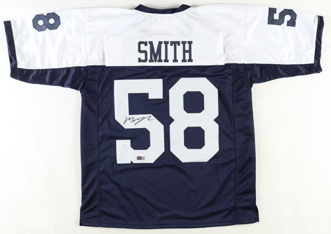 Mazi Smith Signed Dallas Cowboys Throwback Jersey (JSA COA) 2023 1st Round Pick