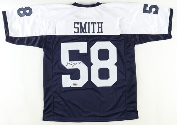 Mazi Smith Signed Dallas Cowboys Throwback Jersey (JSA COA) 2023 1st Round Pick