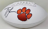 TREVOR LAWRENCE Autographed Clemson White Panel Football FANATICS