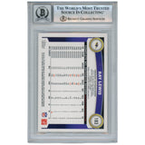 Ray Lewis Autographed/Signed 2011 Topps #183 Trading Card Beckett 52912