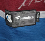 Colorado Avalanche Team Signed Burgandy Fanatics XL Jersey 20 Sigs BAS 37472