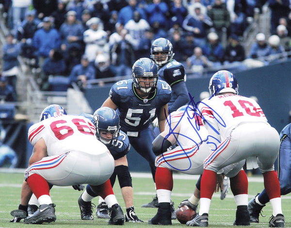 Lofa Tatupu Autographed Signed 11x14 Photo Seattle Seahawks MCS Holo #64247
