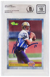 Mark Brunell Signed 1993 Classic Football Rookie Card #88 - (Beckett - Auto 10)