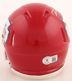 Leo Chenal Signed Kansas City Chiefs Speed Mini Helmet (Beckett) Linebacker