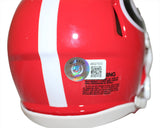 AJ Green Autographed/Signed Georgia Bulldogs Speed Mini Helmet Beckett 39067