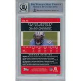 Calvin Johnson Autographed 2007 Bowman Chrome BC75 Card 10 Grade Beckett 47044