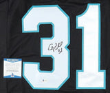 Charles Peanut Tillman Signed Carolina Panthers Jersey (Beckett COA) All Pro D.B