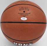 John Wooden Autographed NBA Leather Basketball UCLA "UCLA" PSA/DNA #AN83022