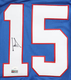Tommy DeVito Signed New York Giants Home Jersey (JSA) Ex-Illini Quarterback