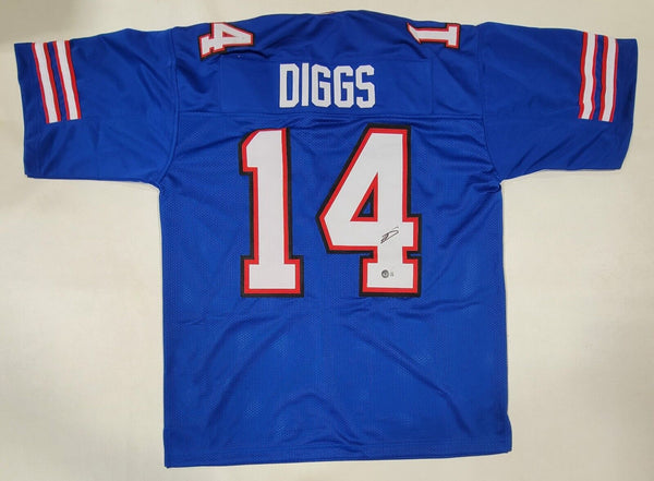 STEFON DIGGS AUTOGRAPHED SIGNED PRO STYLE XL JERSEY BECKETT QR