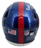 Abdul Carter Signed/Insc Full Size SpeedFlex Helmet NY Giants BAS/Beckett 196743