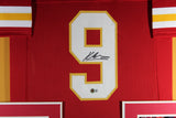 KENNETH WALKER (Chiefs red TOWER) Signed Autographed Framed Jersey Beckett
