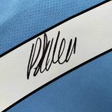 Autographed/Signed Phil Foden Manchester City Blue Soccer Jersey Beckett BAS COA