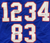 Kelly Thomas Reed Signed Bills Dynasty Custom Blue Pro-Style Football Jersey BAS