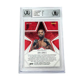 Jon Jones Signed 2021 Panini Rookies & Stars UFC #84 - BGS 9 AUTO WITNESSED