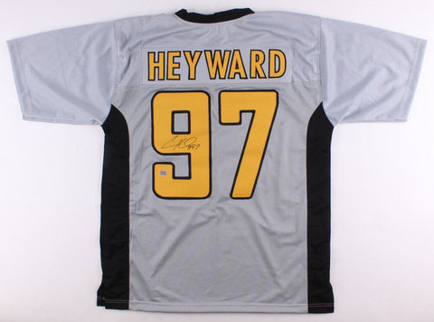 Cameron Heyward Signed Steelers Throwback Jersey (Heyward Player Hologram) D.T.