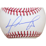 David Ortiz Autographed Boston Red Sox OML Baseball Our F'n City Beckett 50927