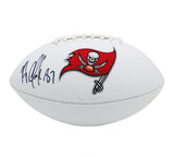 Rob Gronkowski Signed Tampa Bay Buccaneers Embroidered Super Bowl NFL Football