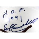 Earl Campbell Autographed Texas Longhorns VSR4 Mini Helmet Beckett 52745