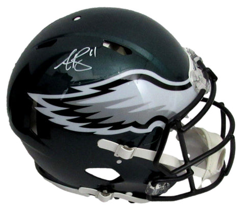 A.J. Brown Autographed Full Size Speed Authentic Football Helmet Eagles PSA/DNA