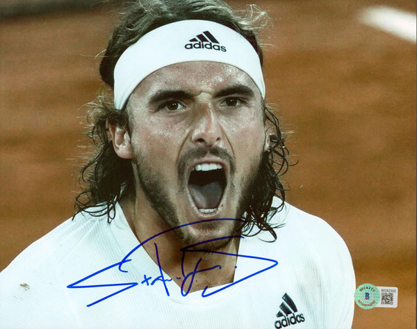 Stefanos Tsitsipas Authentic Signed 8x10 Photo Autographed BAS #BG82302