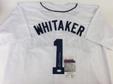 Lou Whitaker Signed Detroit Tigers Jersey (JSA COA) 1984 World Series Champ 2 B