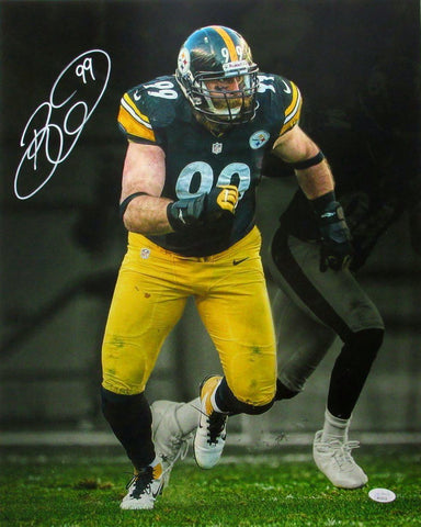 Brett Keisel Autographed 16x20 Photo Pittsburgh Steelers JSA